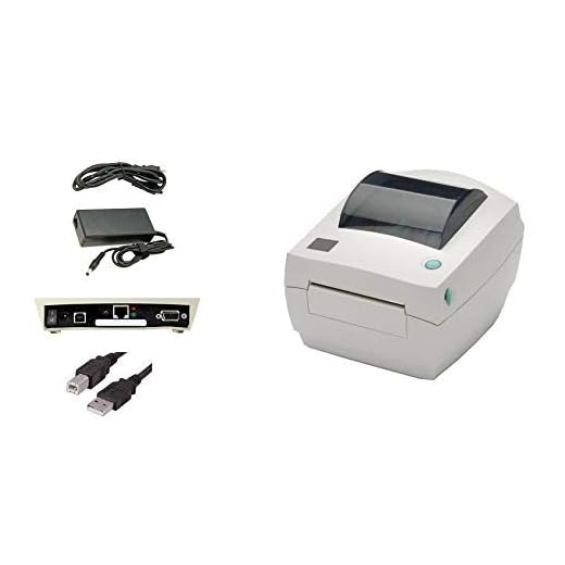 Zebra LP2844 Barcode Label Printer, USB and Ethernet Interface, 4 Inch, Direct Thermal, EPL Only, with Power Supply (Renewed)