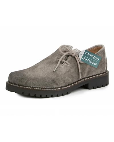 Stockerpoint Herren Haferlschuhe Tailor I Größe 40-47 I Trachtenschuhe aus hochwertigem Leder I Optimale Passform & traditionelles Design I Ideal für Trachten &...