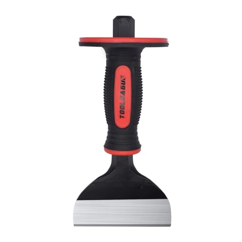TOOLEAGUE Heavy Duty Masonry Chisel,8 inches Brick Chisel with Hand Protection(1Pc)