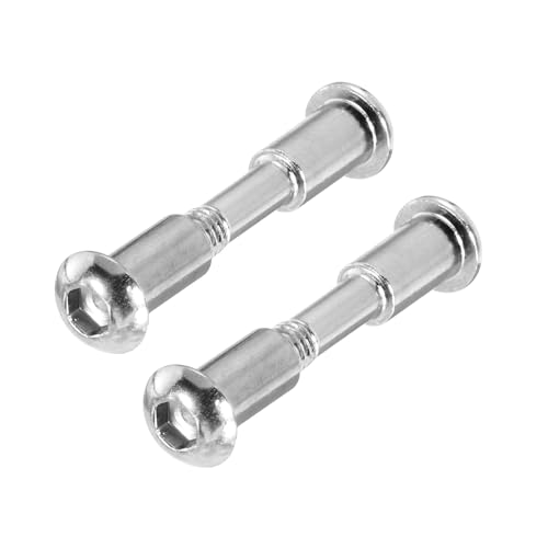 PATIKIL Fixed Bolt Screw, 2 Pack Folding Shaft Locking Screw Folding Place Fixed Bolt Replacement Parts Compatible for M365 Electric Scooters, Silver