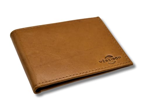 Carteira Masculina em Couro Legítimo Slim | + Caixa Presente | Cores Preto e Marrom (Marrom)