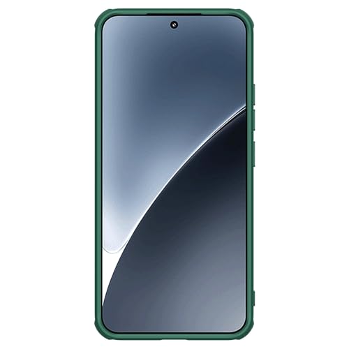 Image of Nillkin Case for Xiaomi Mi 15 (6.36 inch Inch) Super Frosted Shield Pro Hard Back Soft Border (PC + TPU) Shock Absorb Cover Raised Bezel Camera Protect Green Color