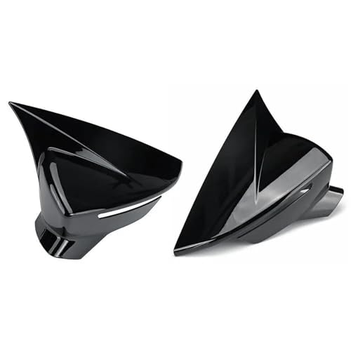 Coques de rétroviseurs haut de gamme Gloss Black pour SEAT Ibiza MK5 2017-2020