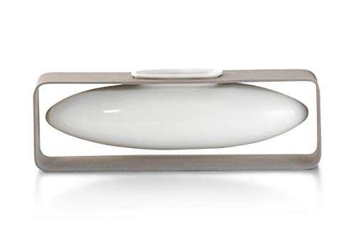 Philippi Float vaas 18 x 7 x 17 cm porselein/staal zilver-wit - Afbeelding 6