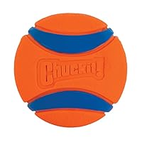 Chuckit! Ultra Ball, Large, 3", Orange/Blue, Large 3"