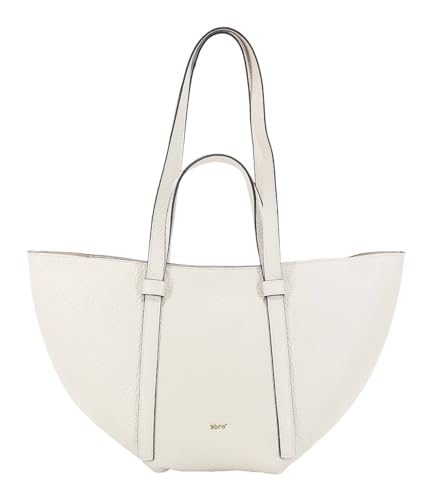 Sac shopper cuir ABRO Tekla Cosmo cabas épaule femme beige écru