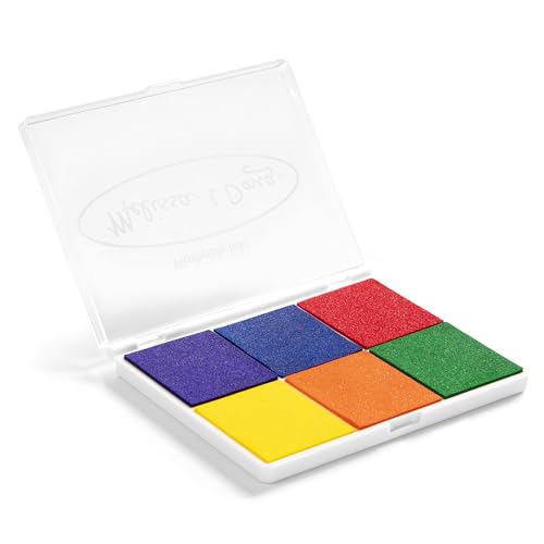Melissa & Doug Rainbow Stamp Pad Arts and Crafts Stamp Sets and Stencils 3+ Gift for Boy or Girl - Image 3