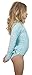 Tame the Sun Long Sleeve Girls Swimsuit - Rash Guard with Frills, UPF 50+ Zipper Shells Swimwear - Bathing Suit for Ages 3-12