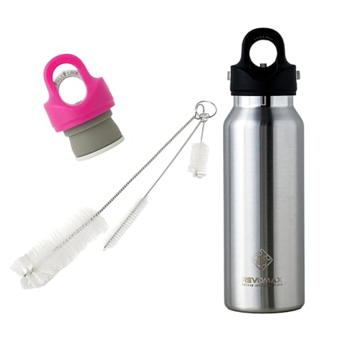 �Y�_�Ή� ���� 355ml 12oz ���{�}�b�N�X REVOMAX �X�e�����X�{�g�� 18���� �ۉ� 36���� �ۗ� �^��f�M ���� �M�t�g �����L���b�v�t�� �������p�u���V�t�� 3�_�Z�b�g (�M�����N�V�[�V���o�[×�s�[�`�s���N�Z�b�g)