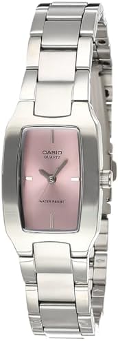 Casio 3-Hand Casual Ladies Analog Watch Silver/Pink