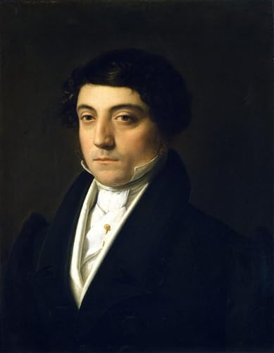 Tableau Rossini par Vincenzo Camuccini - Toile d'art premium 60x90cm pour décoration
