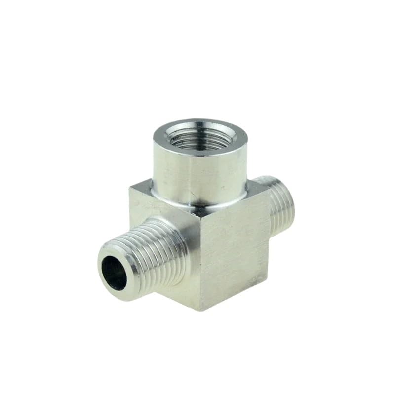 Coupler pneumatique 1/4 té acier inoxydable 304 femelle mâle air comprimé