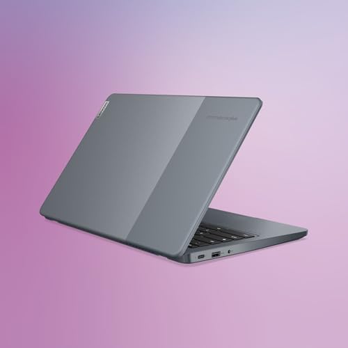 Lenovo Chromebook Plus IdeaPad Slim 3 14IAN8 avec Google AI - Ordinateur Portable 14'' Full HD (Intel Core i3-N305, RAM 8 Go, eMMC 128 Go, Intel UHD Graphics, ChromeOS) Clavier AZERTY FR - Gris