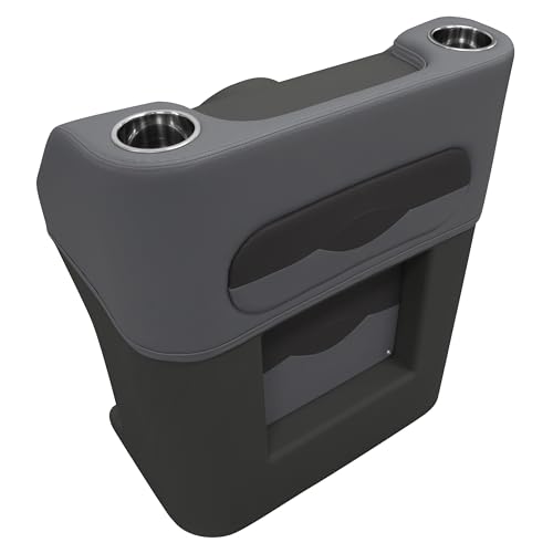 Wise BM1158-1890 Premier Series Pontoon Helm Steering Console, Slate/Dark Neutral