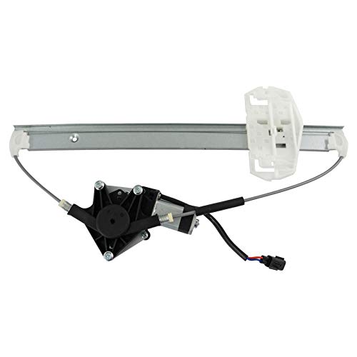 Image of TRQ Rear Left Power Window Regulator & Motor Assembly Drivers Side Compatible with 2007-2018 Jeep Wrangler 2018 Wrangler JK