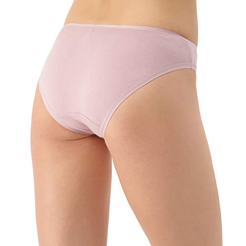 Image of Amante Solid Low Rise Cotton Bikini Panty Pack(Pack of 3)