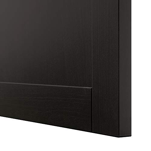 Étagère avec portes ProTuning BESTÅ Hanviken noir-marron chic - 3