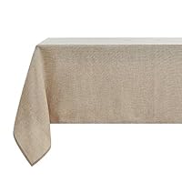 Amazon｜LUOLUO テーブルクロス 長方形 防水 フェイクリネンテーブル