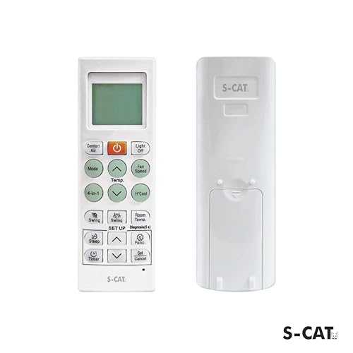 Image of S-CAT Compatible with LG AC Remote Control AKB75415306 AKB73595915 (No Backlight) Model 36K Suitable for 1 1.5 2 Ton Split /Window /Cassette AC (Match Old Remote Exactly, for Any Issues Contact us)