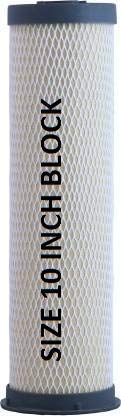 Carbon Block and Spun PP Filter Prefilter Cartridge for Aquaguard Hi- Flo UV Water Purifier, 10-inch, White By Maggzoo