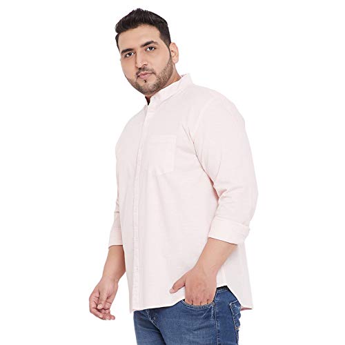 Image of Instafab Plus Men Plus Size Solid Stylish Casual Shirts