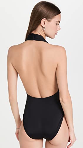 Norma Kamali Women's Halter One Piece Swimsuit3