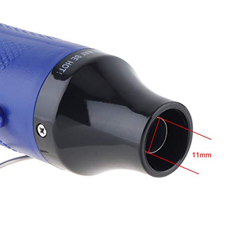 ChgImposs Mini Heat Gun, 110V 300W Portable Hot Air Gun Multi Function Electrical Heat Tool for DIY Embossing, Shrink Wrapping, Drying Paint