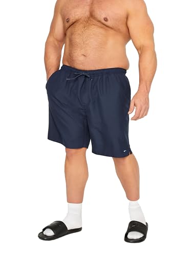 BadRhino Big & Tall Navy Swim Shorts - Men's - Plus Size Curve