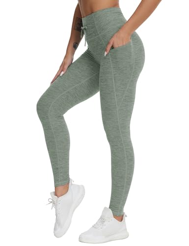 THE GYM PEOPLE Women's High Waist Workout Leggings