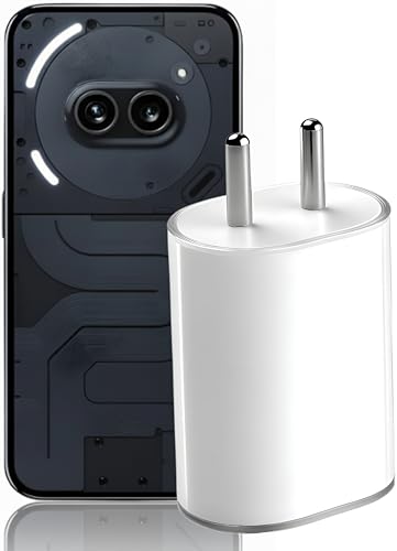 Image of AINE 45W PD 3.0 PPS Fast Charger |BIS Certified | Power Adapter Compatible with Nothing Phone 3A /2A /2 /1 / CMF Phone 1| USB-C PD Charger | Original Rapid Charging, White