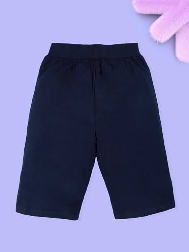 Image of KiddoPanti Girls Knee Length Cycling Shorts Pack of 2