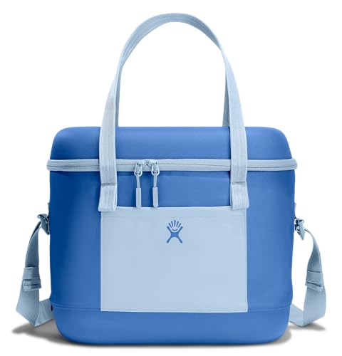 Image of Hydro Flask Cooler Bag - Insulated Portable Soft Cooler - 20 L Capacity in Cascade and Surf Blue