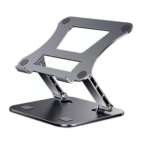 Support pour ordinateur portable en aluminium gris de haute qualité pour écran 17 pouces