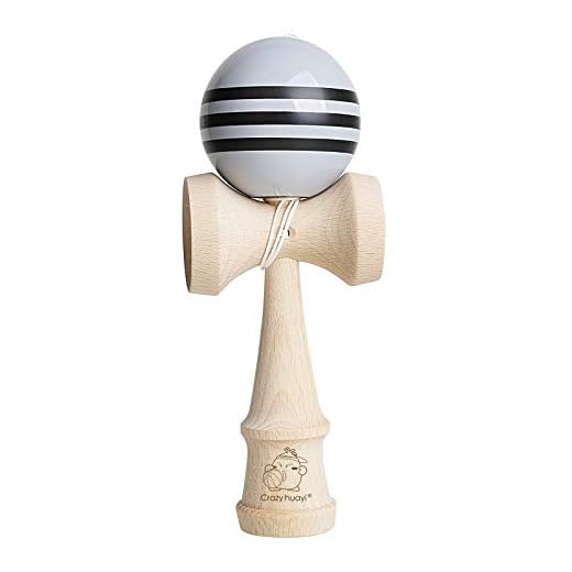 Kendama Kraze Beech Wooden Toy -Extra String (Grey&Black)