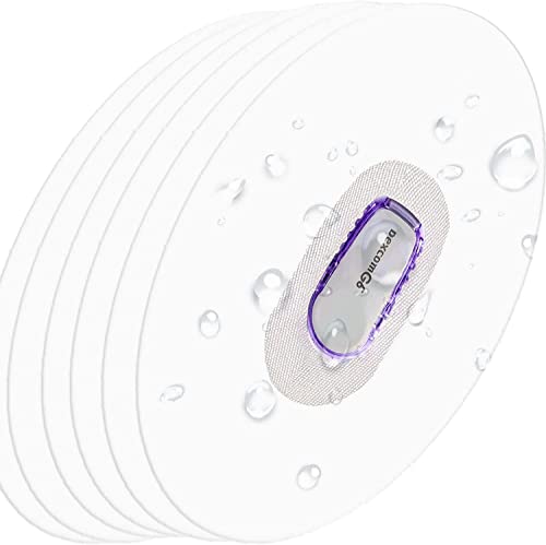 LiangMai 30 kusů náplastí Dexcom G6, transparentní sportovní náplasti pro senzor Dexcom G6, samolepicí, voděodolná a šetrná k pokožce, adhezivní záplata 14denní lepivost, snadno se aplikuje na kůži