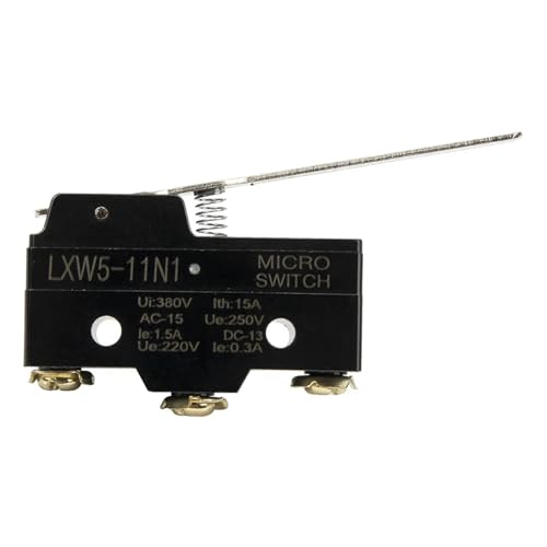 Interrupteur fin de course LXW5-11N1 r&eacute;initialisation momentan&eacute; levier 10x - 3