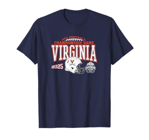 Virginia Cavaliers Acc Championship 2025 Football Navy T-Shirt