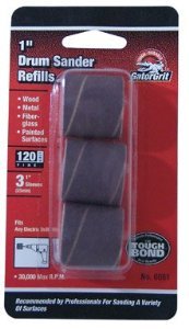 Gator 1 in. Dia. x 1 in. L Aluminum Oxide Abrasive Sleeve Refill 120 Grit Fine 3 pc.
