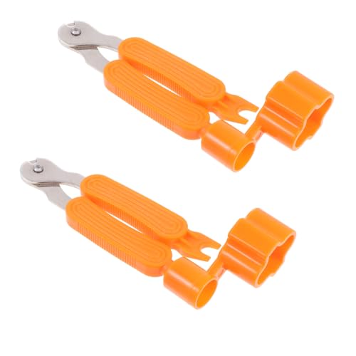 Wakauto Compact Guitar String Winder Cutters 2 Pack Guitar Repair Tools Set for Acoustic Bass