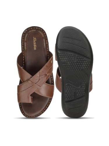Image of Bata Men's Toe Ring Flip-Flops | Stylish, Comfortable Footwear for Casual & Outdoor Wear | Durable, Breathable Easy to Slip On | Perfect for Summer, Beach Everyday Use
