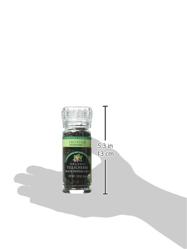 Miniatura 3 de Frontier Natural Products Peppercorns, Og, Black, Tlch, 1.76 onzas (paquete de 3)