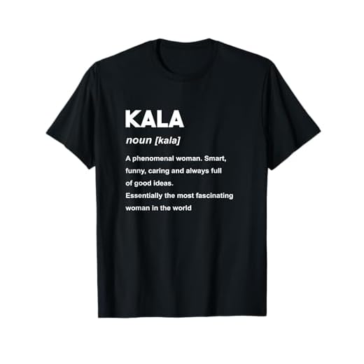 Nombre Kala Camiseta
