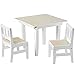 Produktbild Spielwaren Klee Delta Sitzgruppe Tisch Stühle Kindersitzgruppe Kindertisch Holz Braun Weiß 89512