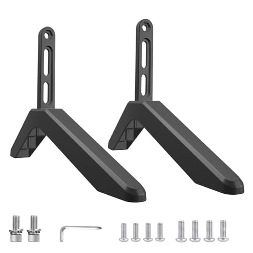 Stands de télévision, Pieds de télévision des Pieds,Stand de télévision Autonrissement des Jambes TV-Téléphone – Support de Remplacement, Pieds de Soutien Stable pour Le Salon ou la Chambre