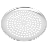 ABOOFAN Pizzablech mit Löchern aus Aluminiumlegierung Verschleißfeste Backform für Ofen und...
