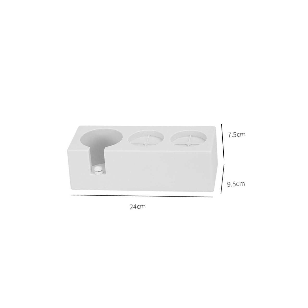 Mikinona Stampferhalter aus Abs und Aluminiumlegierung Kaffeepulver Stabile und Präzise Manipulationsstation für Portafilter und Tamper Geeignet für Zuhause und Restaurant