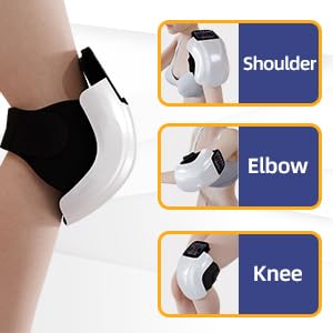 Image of Knee Massager for Pain Relief with Heat & Vibration | Electric Knee Massager for Arthritis, Joint Pain & Stiffness | Rechargeable Portable Knee Therapy Device for Elderly & Daily Use