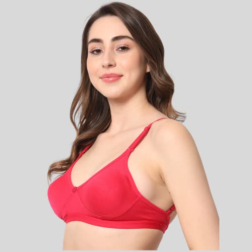 Image of Be-Wild Full Coverage Non Padded Backless Transparent Strap Bra for Women and Girls /Ladies /Black /Cotton /Casual /t-Shirts /Everyday /Regular /Bras