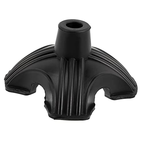 VILLFUL Base Antideslizante para Muletas, Bastones, Punta De Goma, Puntas para Bastones De Marcha, Base De Goma para Bastones De Marcha, Extremos De Repuesto para Bastones, Punta para