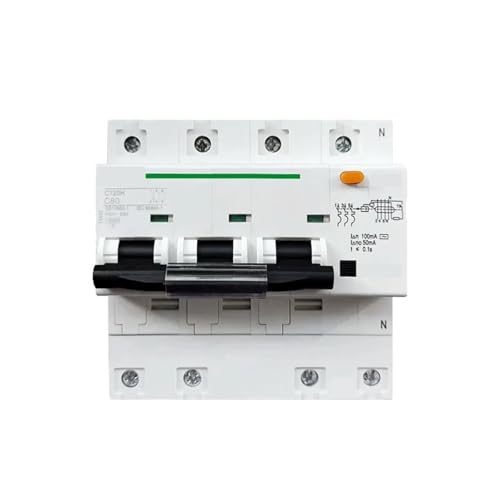 Disjoncteur de fuite électrique 100A 3P C120H bipolaire triphasé tétrapolaire